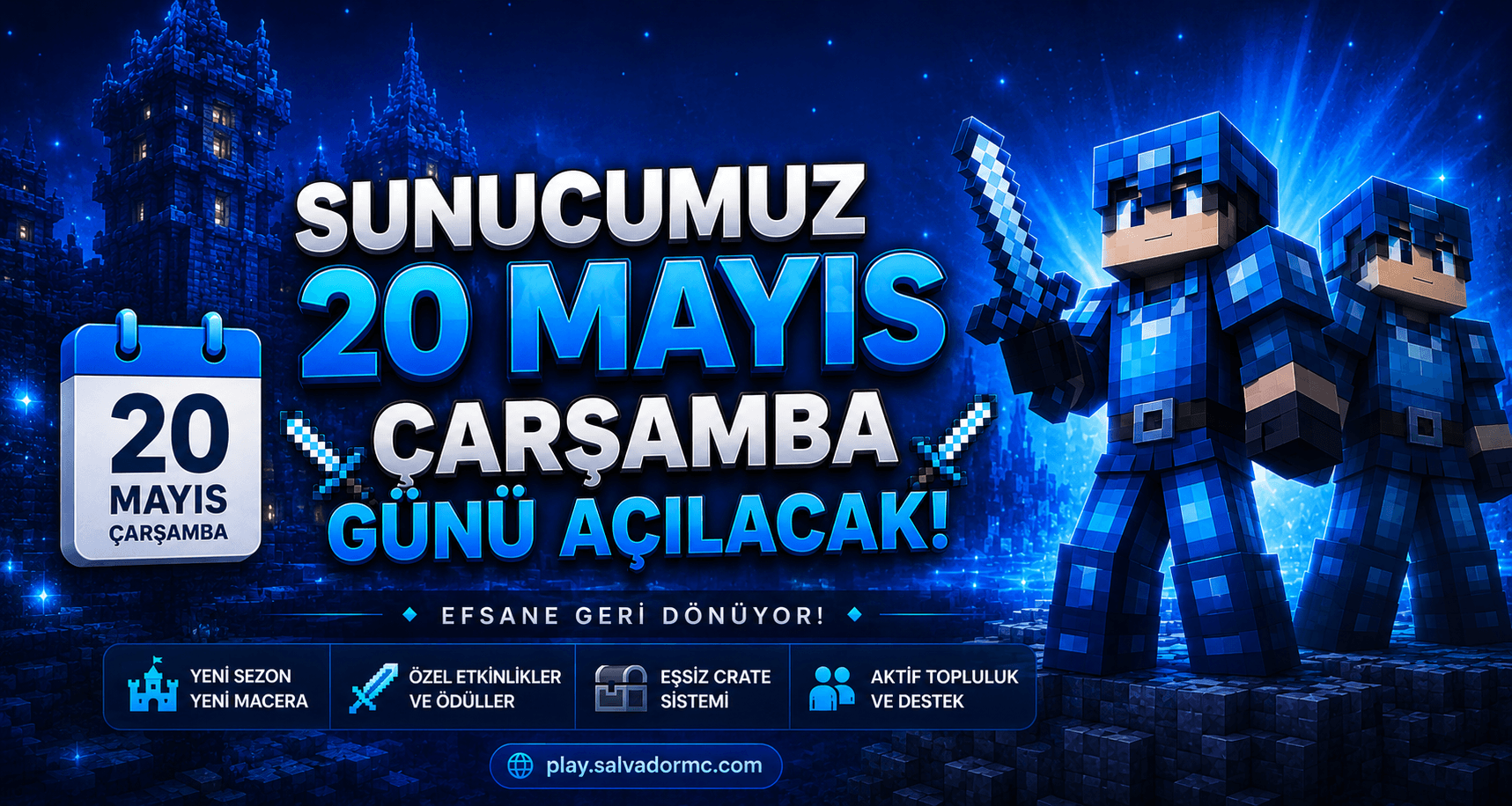 SALVADOR MC 20 MAYIS’TA AÇILIYOR!